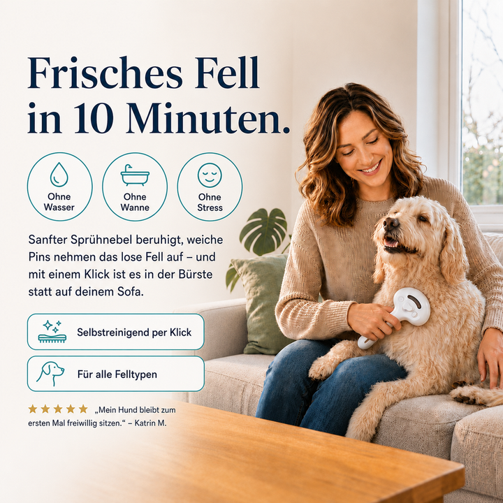 FurGlow™ Sanfte Pflege- und Massagebürste für Haustiere