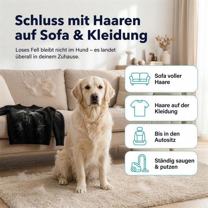 FurGlow™ Sanfte Pflege- und Massagebürste für Haustiere