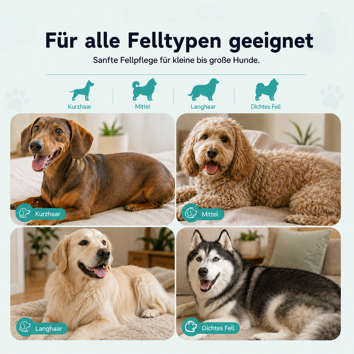 FurGlow™ Sanfte Pflege- und Massagebürste für Haustiere