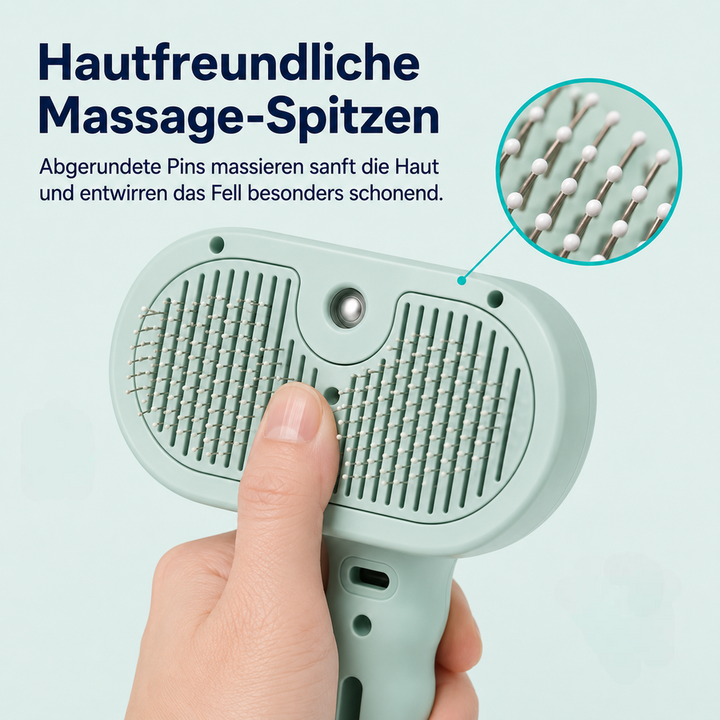 FurGlow™ Sanfte Pflege- und Massagebürste für Haustiere