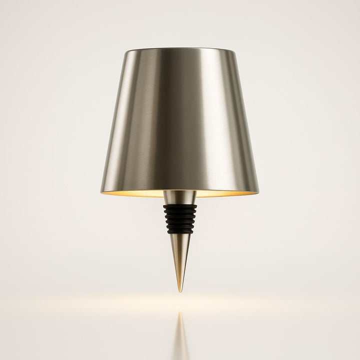 Flaschenlicht | Flasche als Tischlampe | Akku Tischleuchte | Flaschenverschluss | LumiFlasche