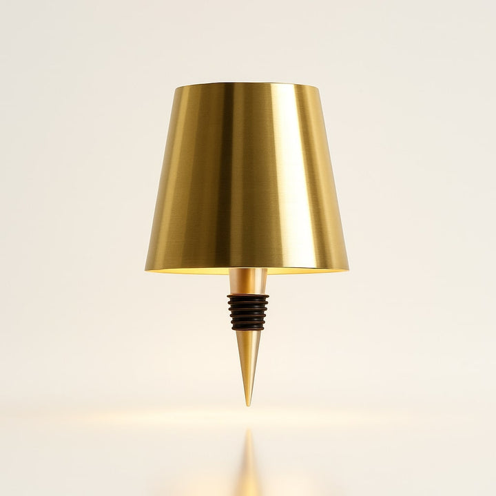 Flaschenlicht | Flasche als Tischlampe | Akku Tischleuchte | Flaschenverschluss | LumiFlasche