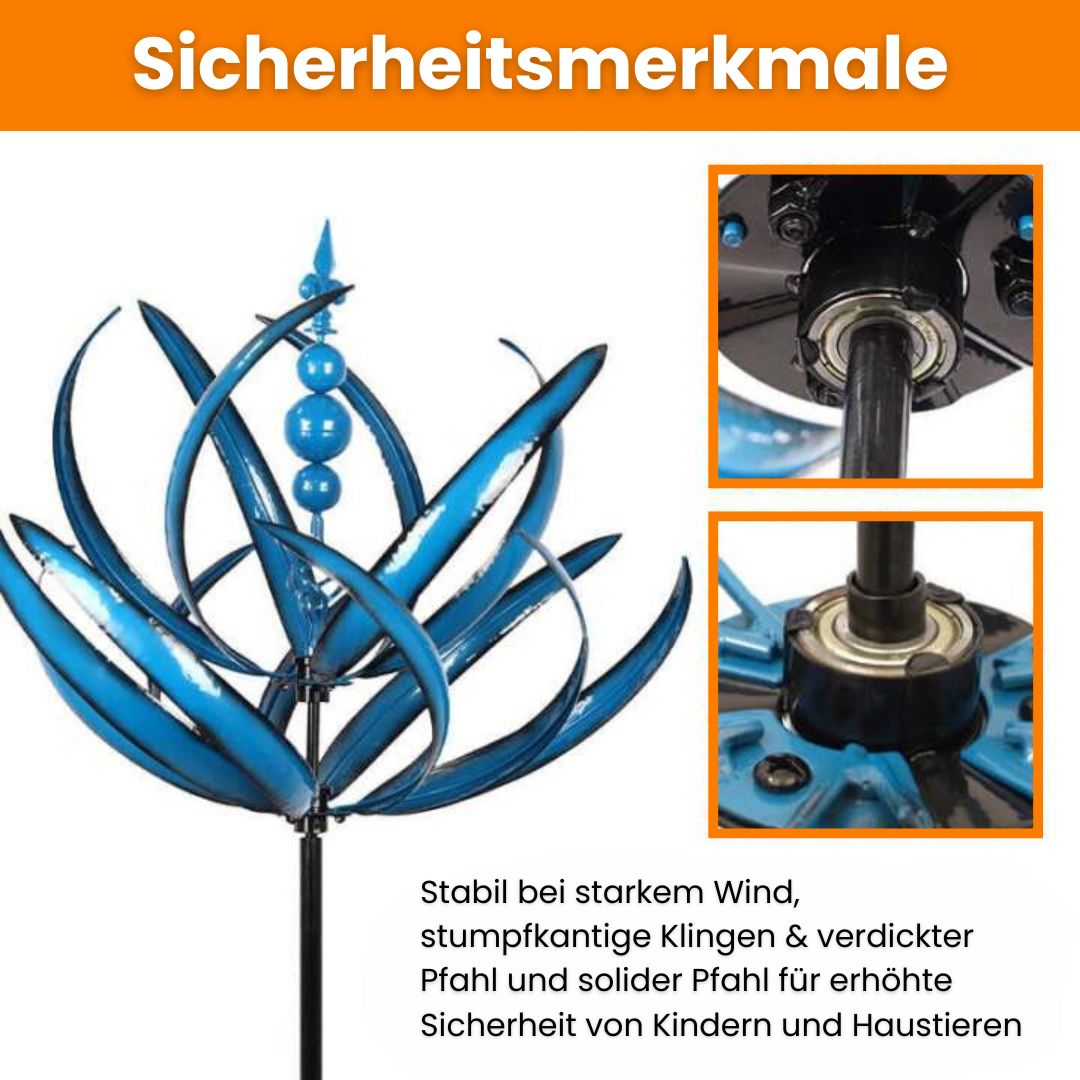 Wetterfahne aus Metall | Dekoration für Garten und Dach | FloraSpindel