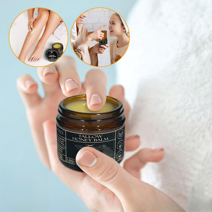 NaturBalance™ – Gesichtscreme mit Rindertalg, Bienenwachs & Honig für geschmeidige Haut [1 + 1 Gratis]