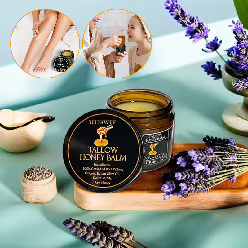 NaturBalance™ – Gesichtscreme mit Rindertalg, Bienenwachs & Honig für geschmeidige Haut [1 + 1 Gratis]