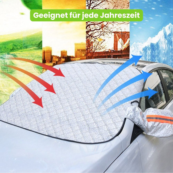Scheiben Frost Schutz | Frontscheibenabdeckung | Autoabdeckung für Winter | FrostGuard