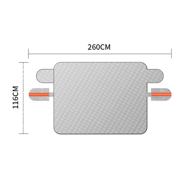 Scheiben Frost Schutz | Frontscheibenabdeckung | Autoabdeckung für Winter | FrostGuard