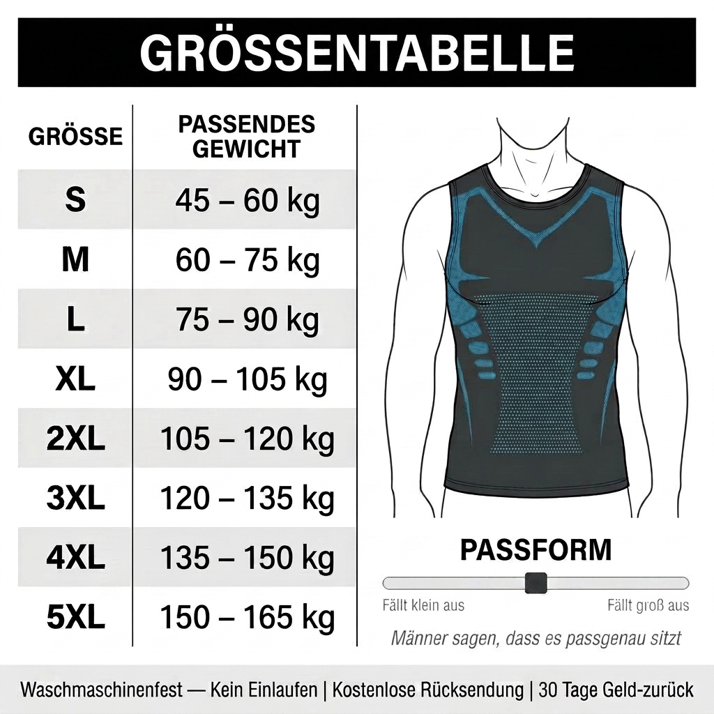 KörperForm™ Figurformendes Herren-Shirt
