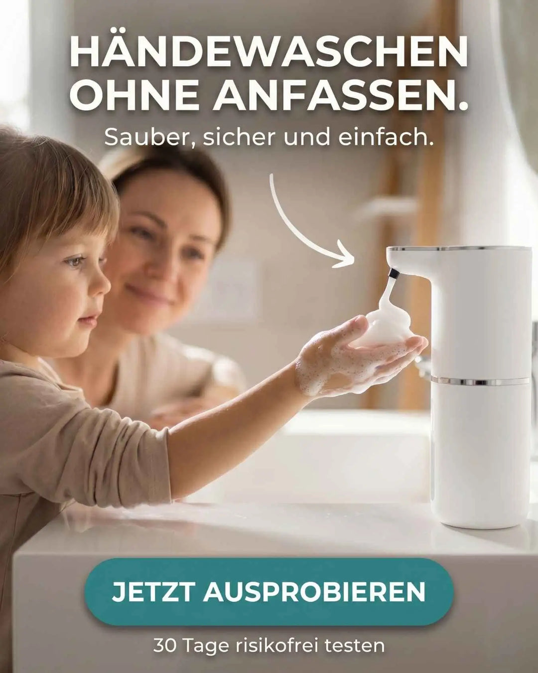 SchaumGlanz™ Automatischer Schaumseifenspender