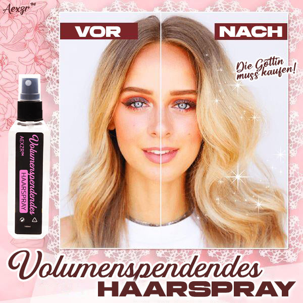 1+1 GRATIS | VolumeSpray™ | Für schönes, voluminöses Haar, das lange hält!
