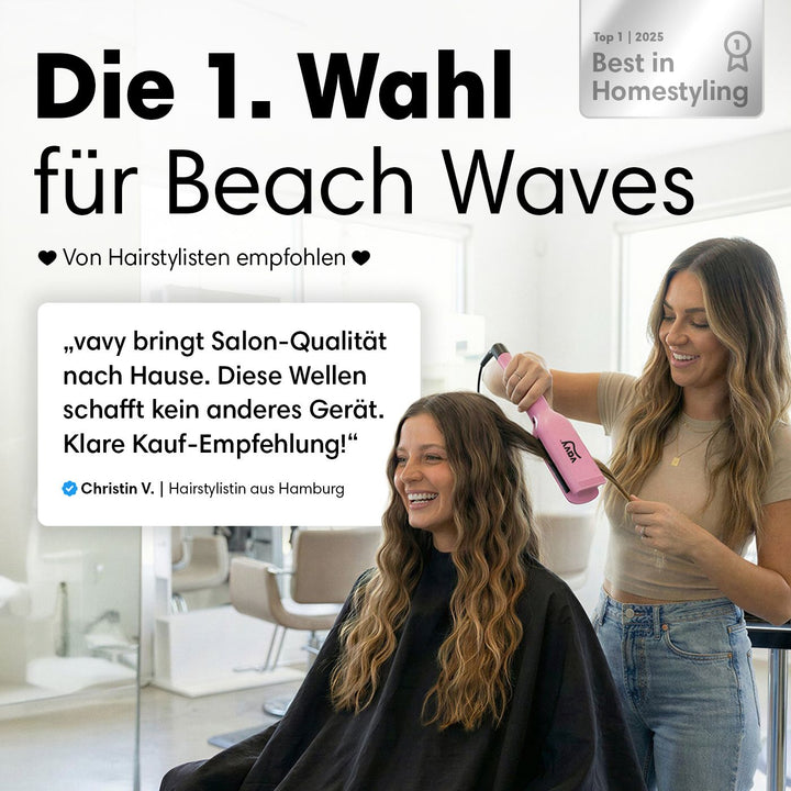 IonProWave™ zaubert langanhaltende Beach Waves ohne Frizz