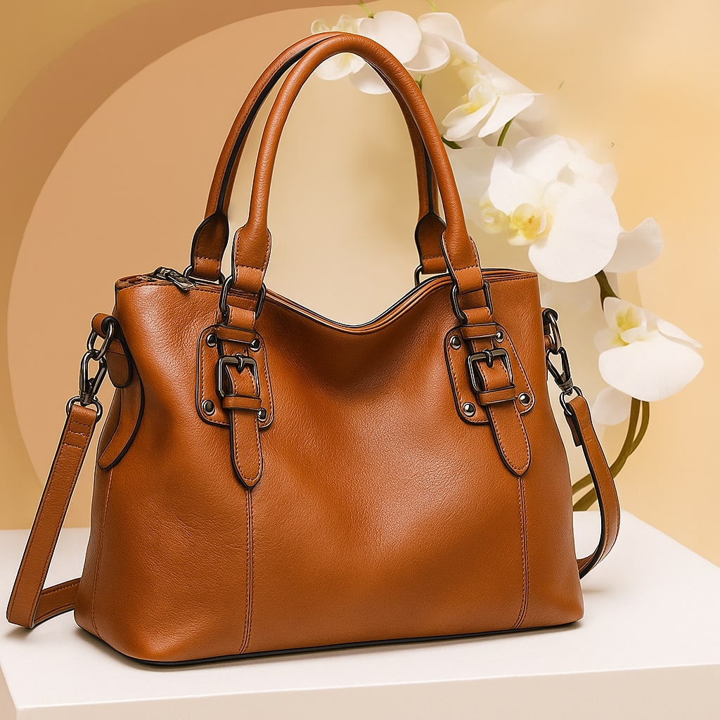 Handtasche für Damen | Umhängetasche aus Leder | Schultertasche | Lunava