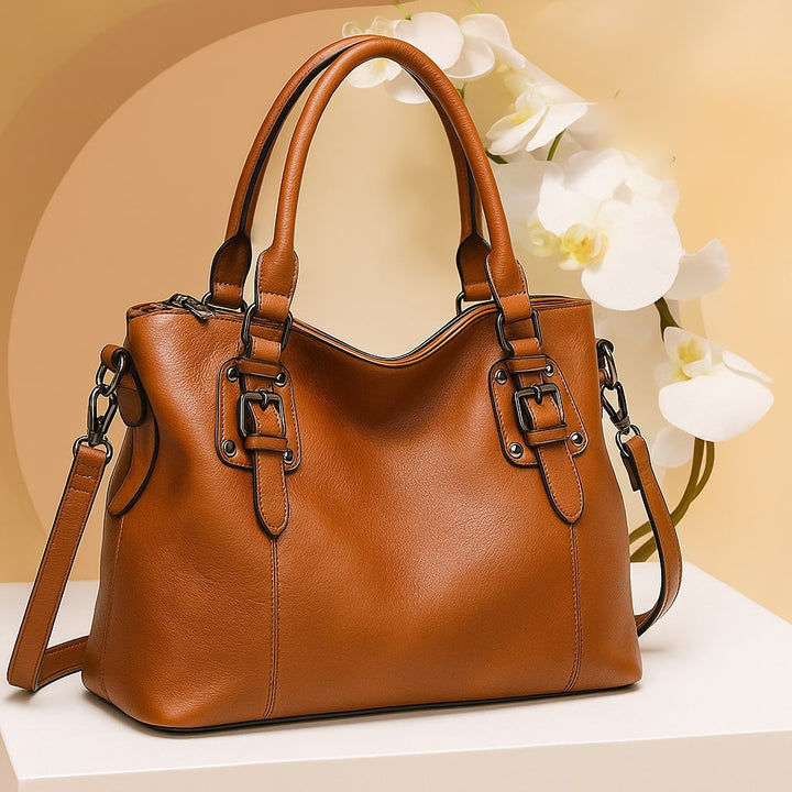Handtasche für Damen | Umhängetasche aus Leder | Schultertasche | Lunava