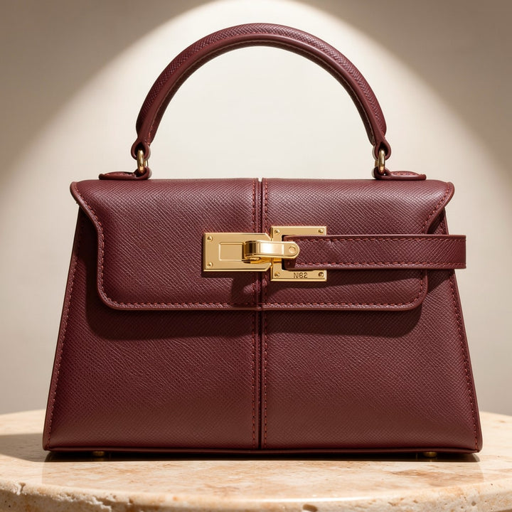 Handtasche für Damen | Umhängetasche aus Leder | Elvara