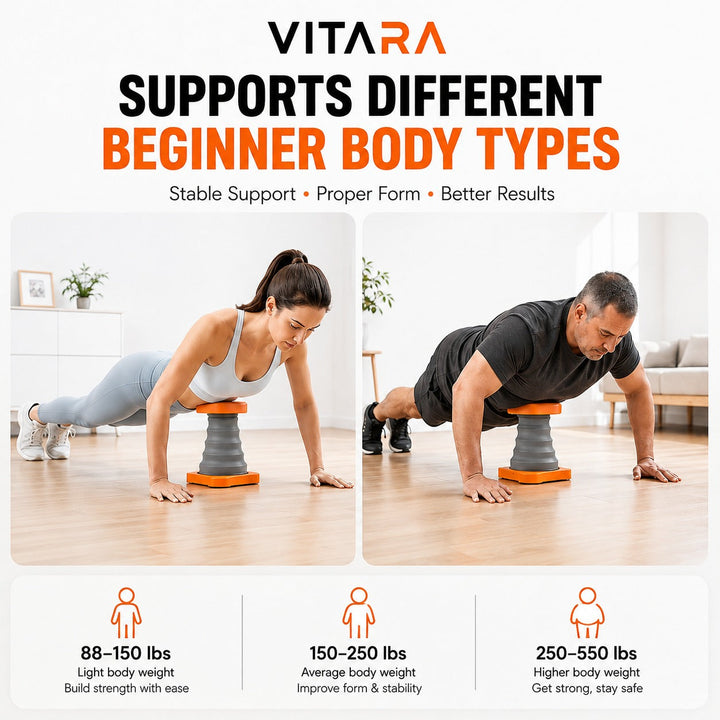 FlexPush™ – Vielseitiges Liegestütz-Board für Training zu Hause