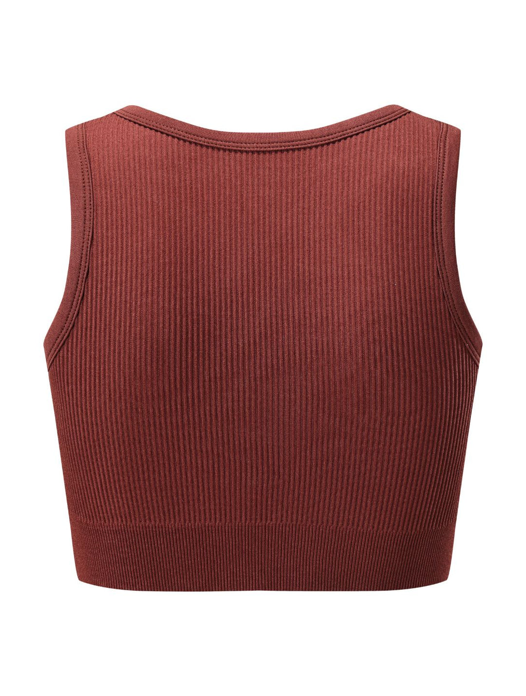 FormSchick™ Geripptes Crop-Top mit Ausschnitt