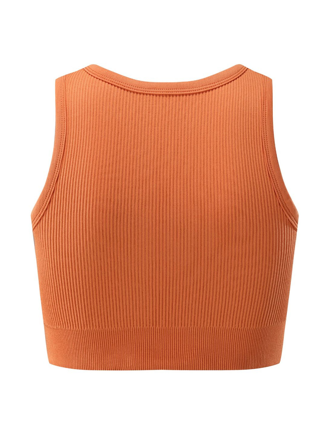 FormSchick™ Geripptes Crop-Top mit Ausschnitt