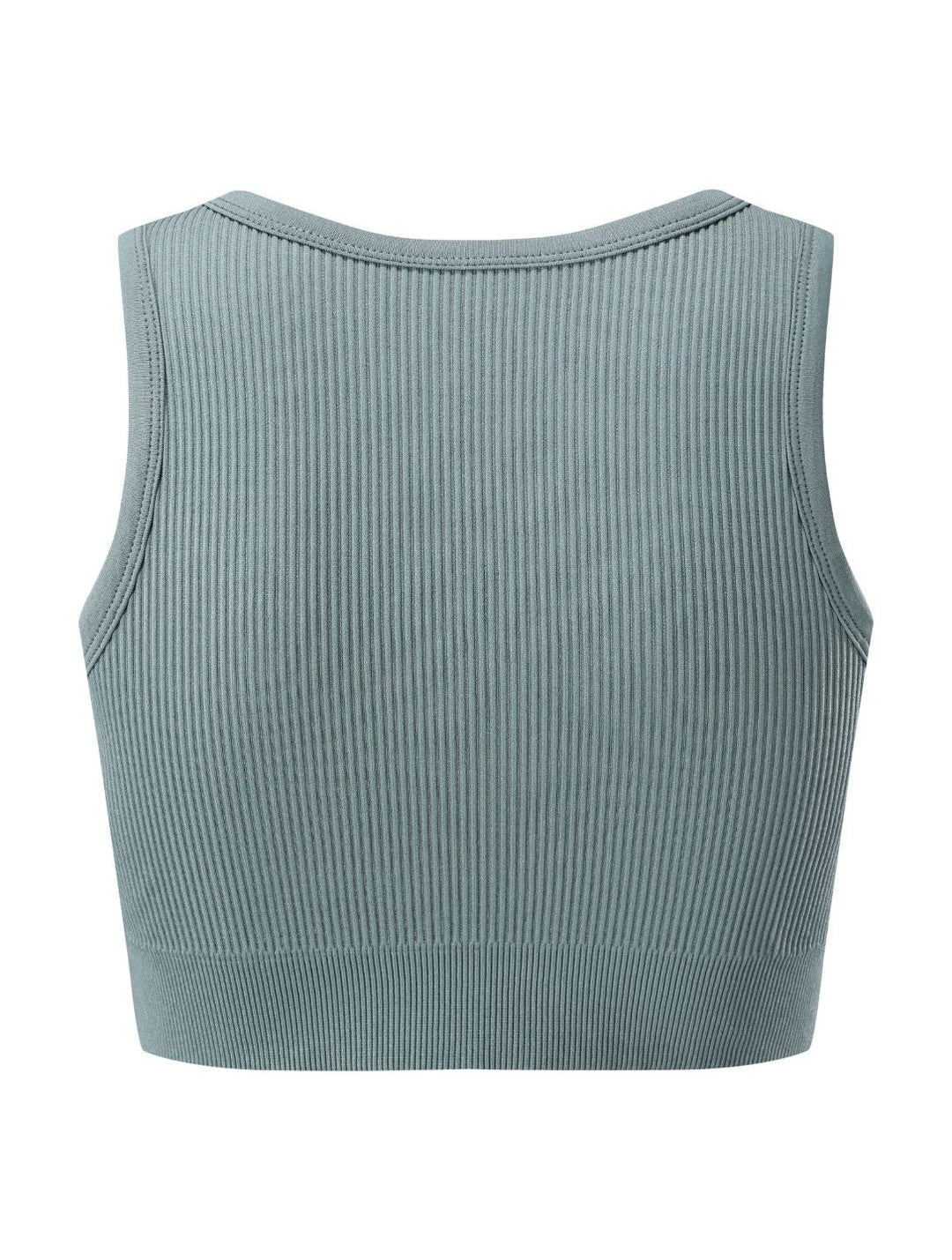 FormSchick™ Geripptes Crop-Top mit Ausschnitt