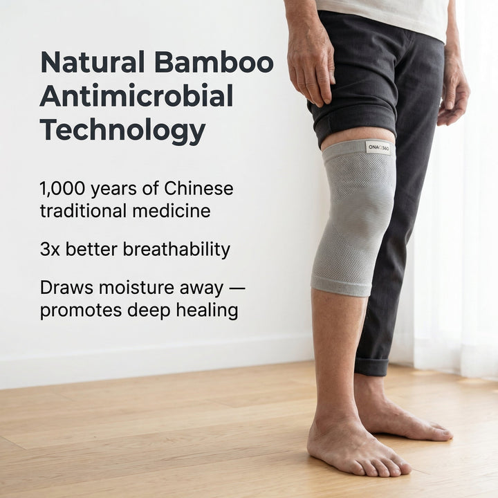 ONAQ360™ Flexlife Kniebandage aus Bambus