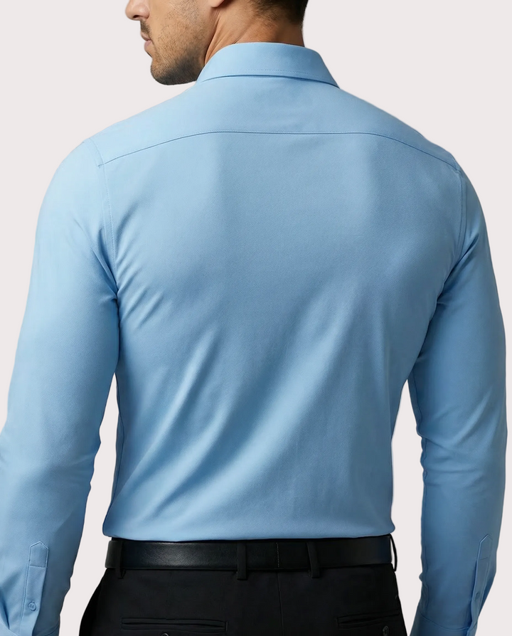 Azzurro Stretch-Hemd