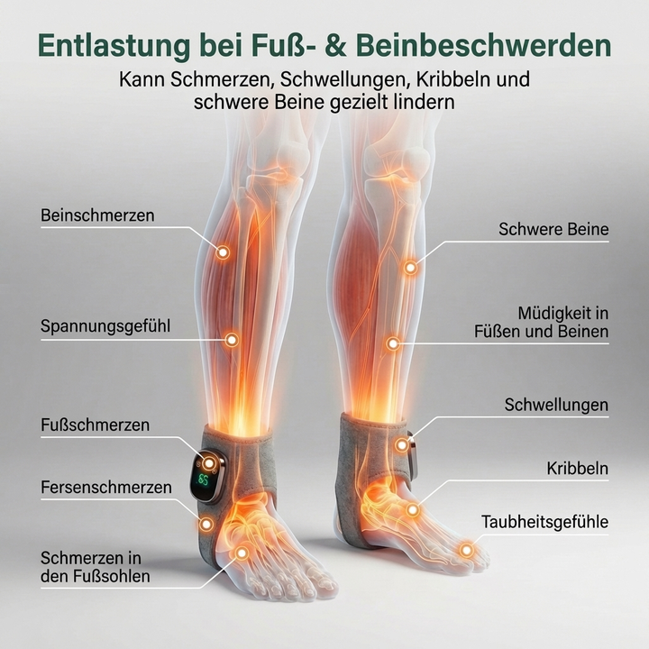 FußWärme™ Elektrische Wärmebandage für den Knöchel