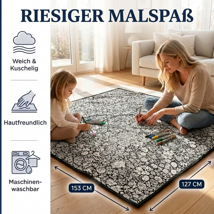 MalDecke™ Kreative Ausmaldecke