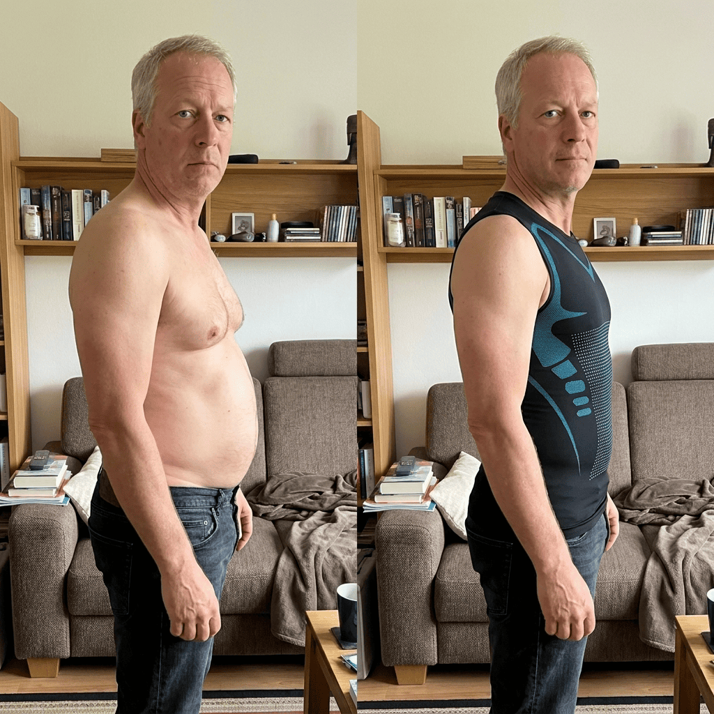 KörperForm™ Figurformendes Herren-Shirt