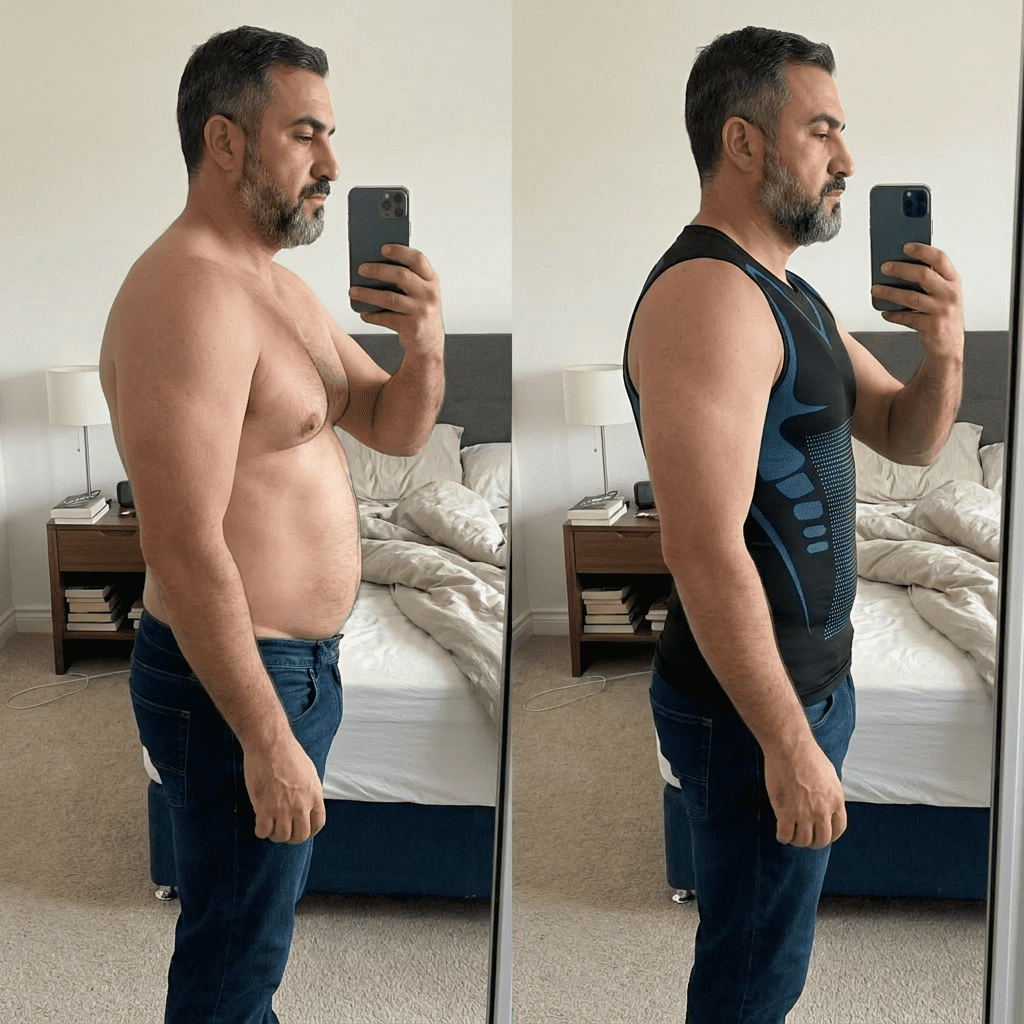 KörperForm™ Figurformendes Herren-Shirt