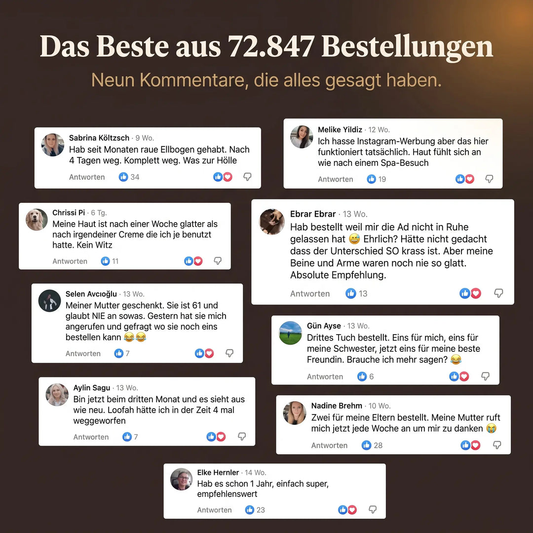 HautGlanz™ Premium Bambus-Peelingtuch mit Aktivkohle & Silberionen