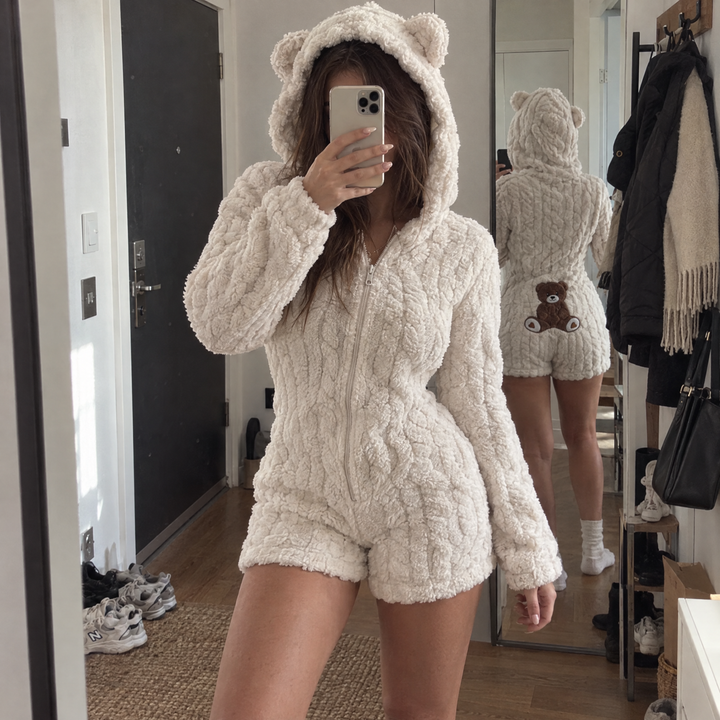 KuschelBär™ Flauschige Damen-Nachtwäsche für gemütliche Stunden