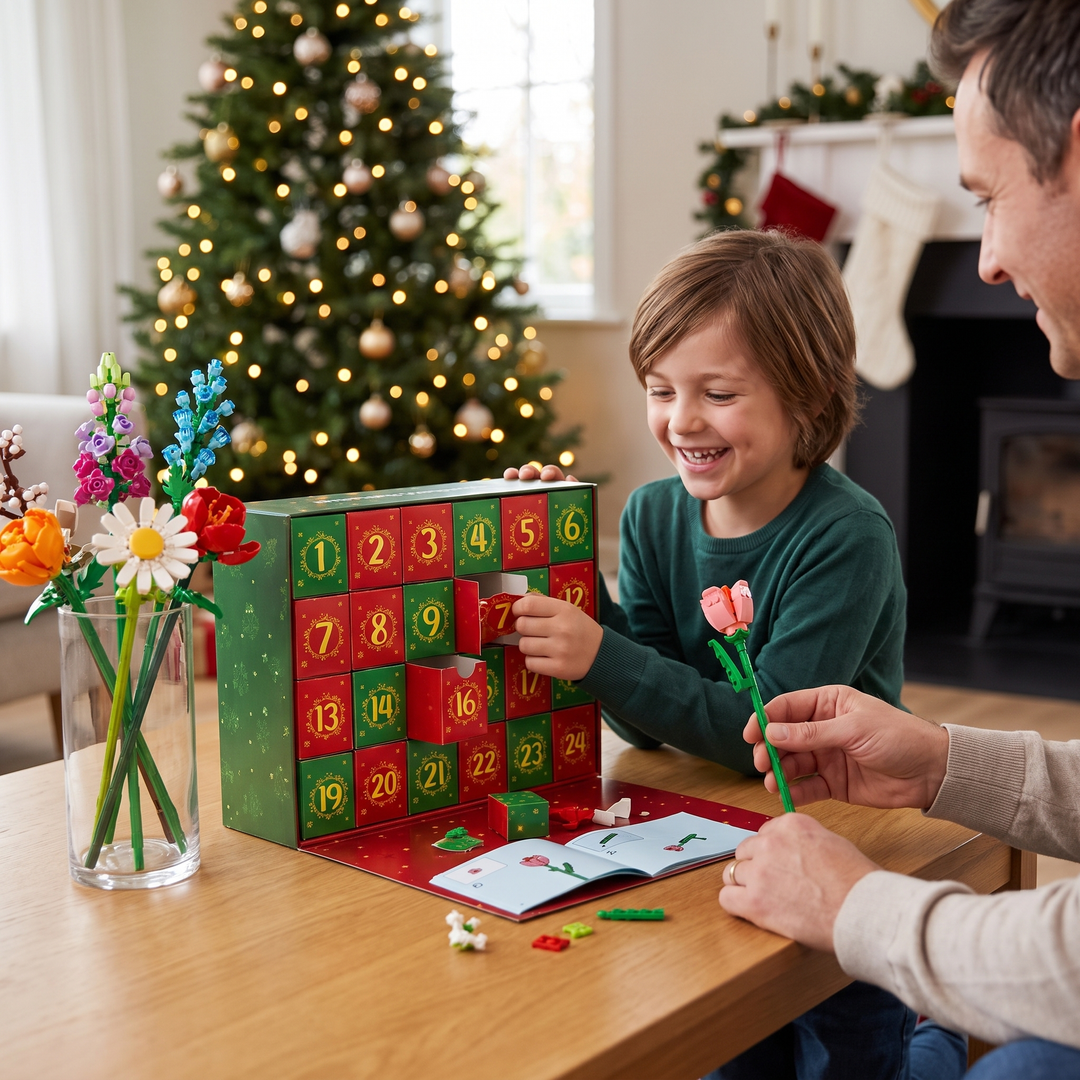 BlütenZauber™ Weihnachts-Adventskalender mit Blumenbausteinen