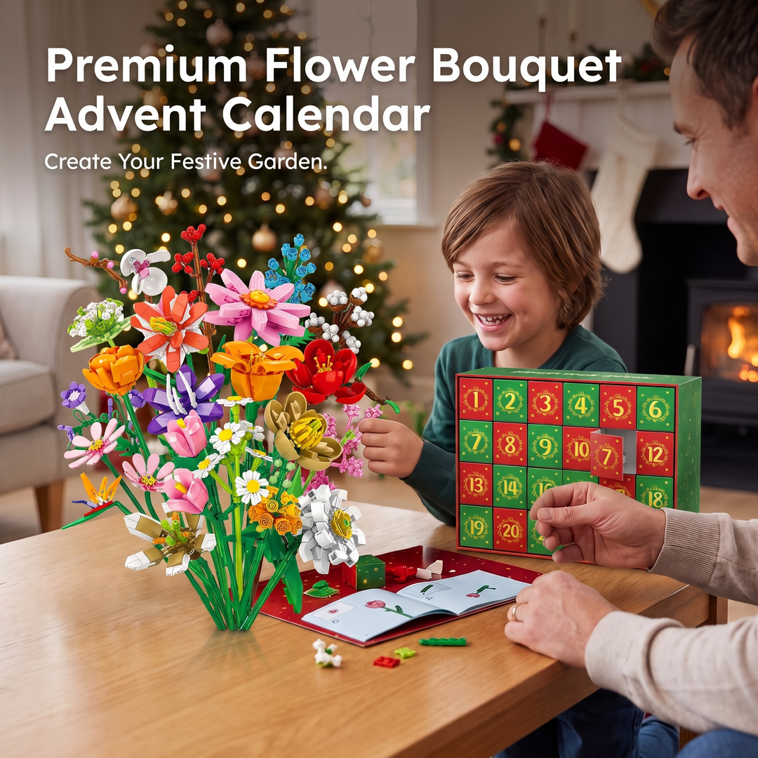 BlütenZauber™ Weihnachts-Adventskalender mit Blumenbausteinen