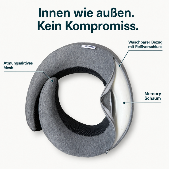 CloudLoop™-Reisekissen für stabile, entspannte Nackenstütze