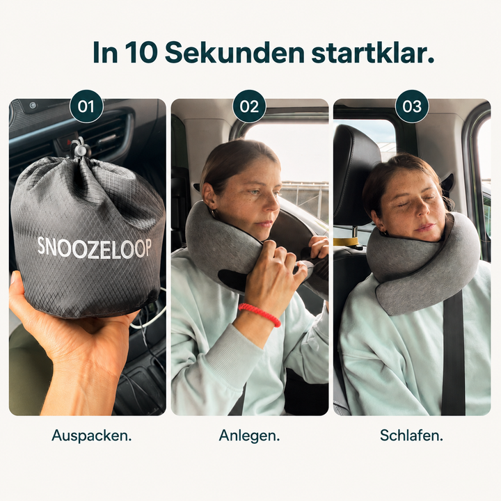 CloudLoop™-Reisekissen für stabile, entspannte Nackenstütze