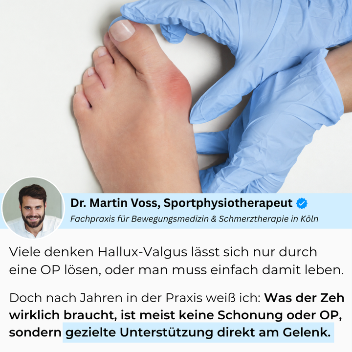 ZehenSanft™ Hallux-Valgus-Korrekturbandage