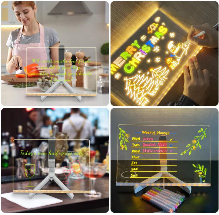 Kinderspielzeug | LED Schreibtafel & Zeichenbrett | IllumiSchreib