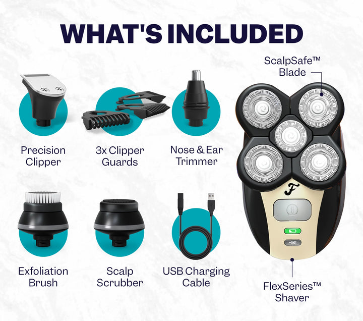 Mühelose Kopfrasur: Der unverzichtbare Rasierer für Glatzenträger