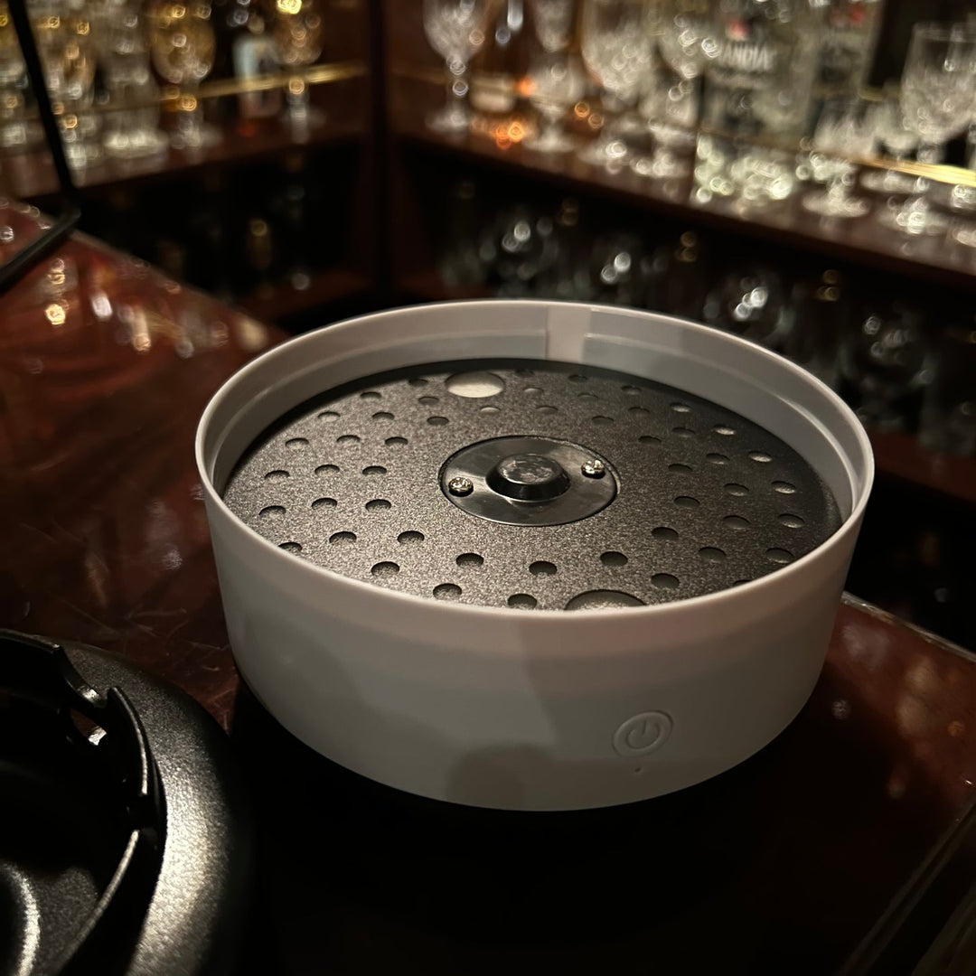 NoSmoke™ – Elektrischer Rauchfilter-Aschenbecher | Luftreinigend & Geruchsneutralisierend | 50% RABATT