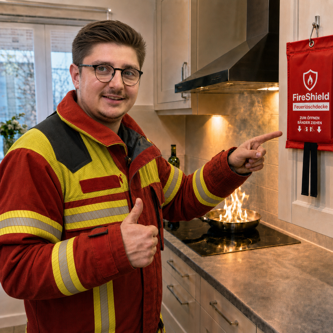 FeuerSchutz™ Notfall-Löschdecke