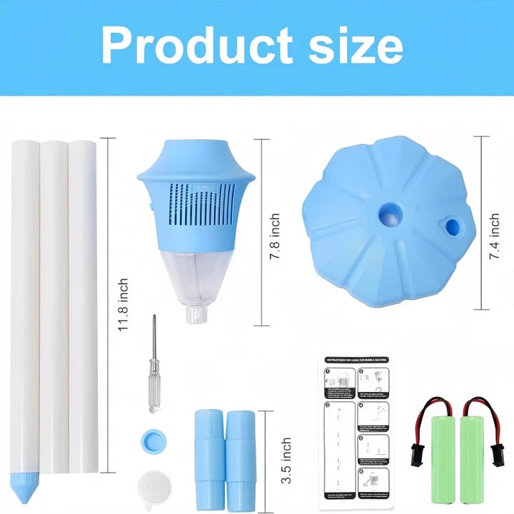 Bubble Breeze – Die magisch-musikalische Seifenblasenlampe