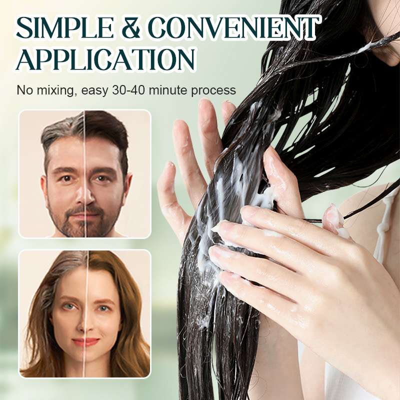 BotaniDye™ – Schwarze Haarfarbe, ammoniakfrei, pflanzenbasiert & grauabdeckend intensiv (160 ml) [1 + 1 Gratis]