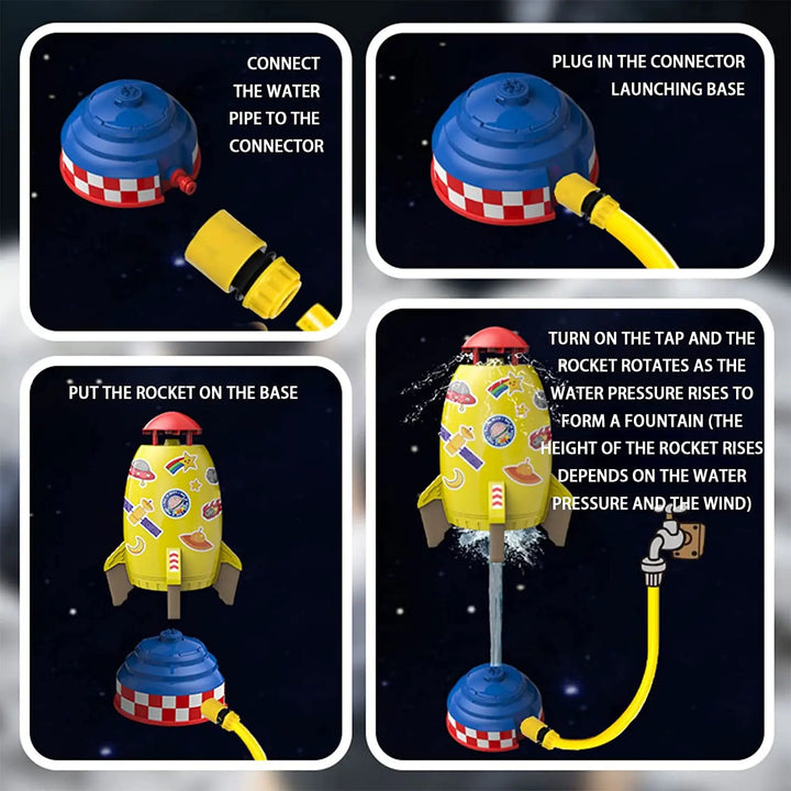 Raketen-Spritzwasser-Spielzeug