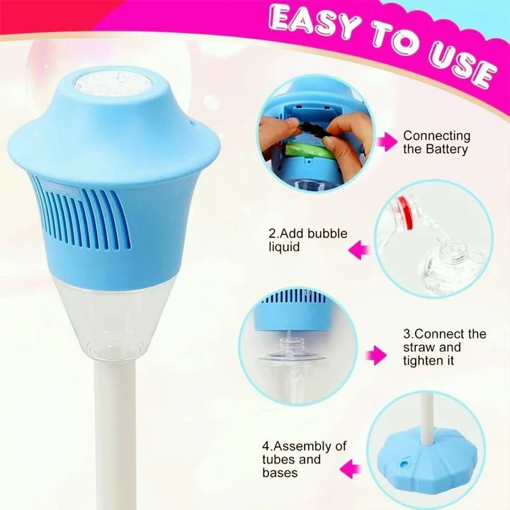 Bubble Breeze – Die magisch-musikalische Seifenblasenlampe