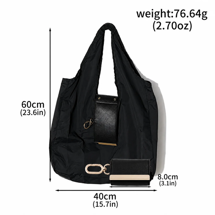 TaschenFix™ Faltbare Schlüsselanhänger-Tasche