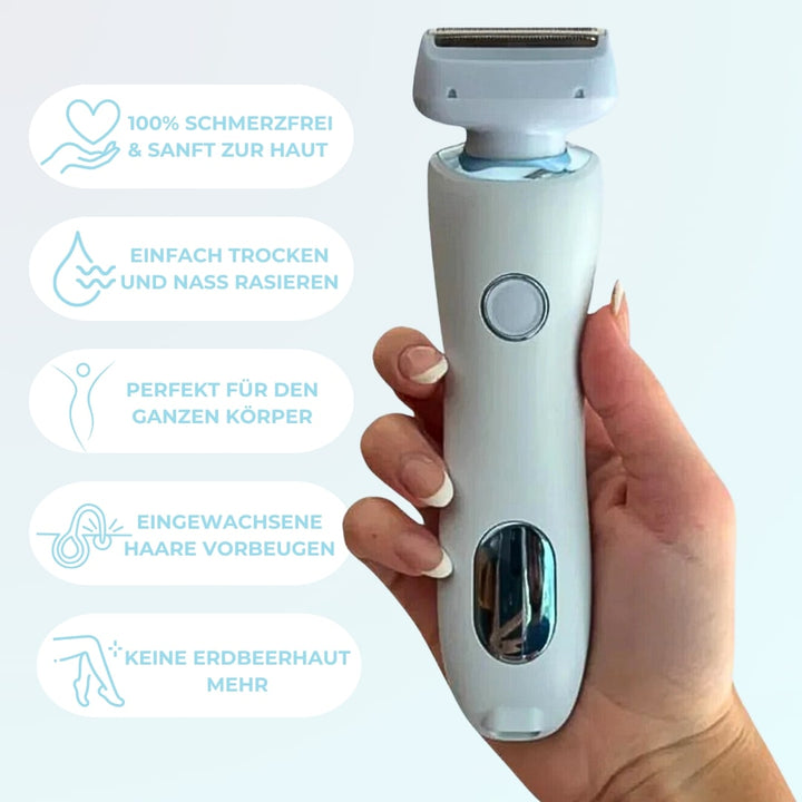Intimrasierer für Frauen | Elektrischer Damenrasierer für Intimbereich | Bikini Trimmer | Femora