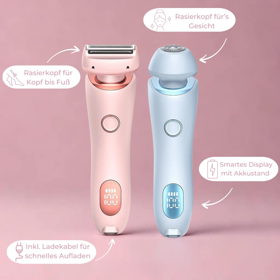 Intimrasierer für Frauen | Elektrischer Damenrasierer für Intimbereich | Bikini Trimmer | Femora
