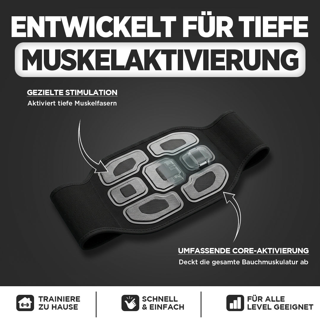 BauchImpuls™ Elektrischer Muskelstimulationsgürtel