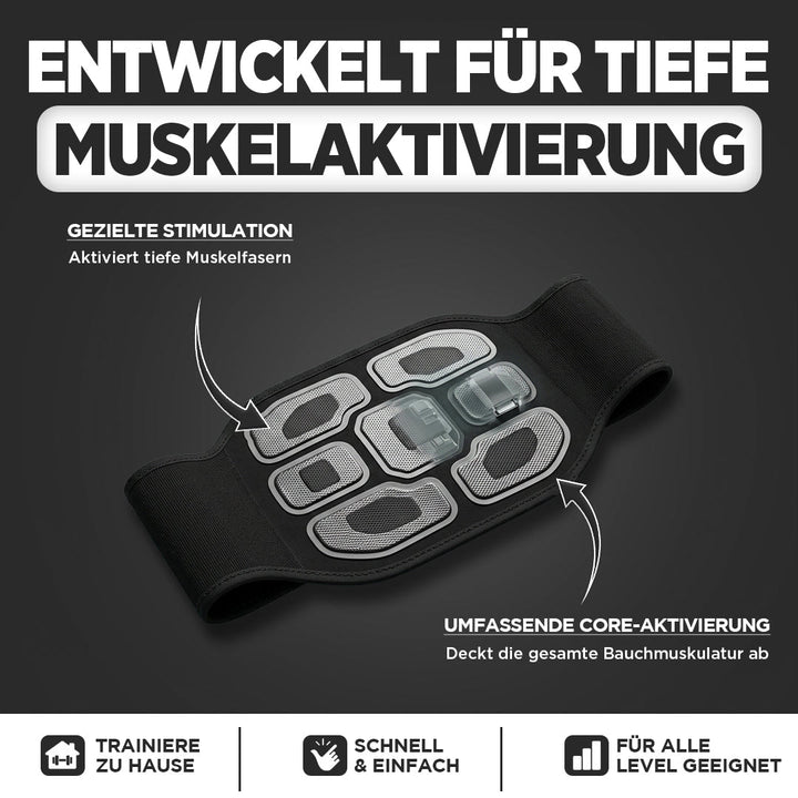BauchImpuls™ Elektrischer Muskelstimulationsgürtel