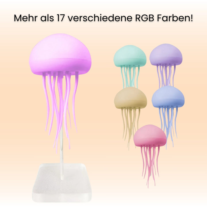 Quallen Lampe für Schlafzimmer | Tischlampe & Nachttischlampe | JellyTanz