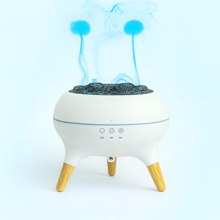 Luftbefeuchter & Diffuser | Aromadiffuser mit LED Licht & Timer | JellyTraum